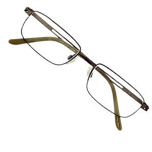 RANDOLPH Willow Matte Gunmetal Mens Rectangle Full Rim Eyeglass Frame 54-18-145